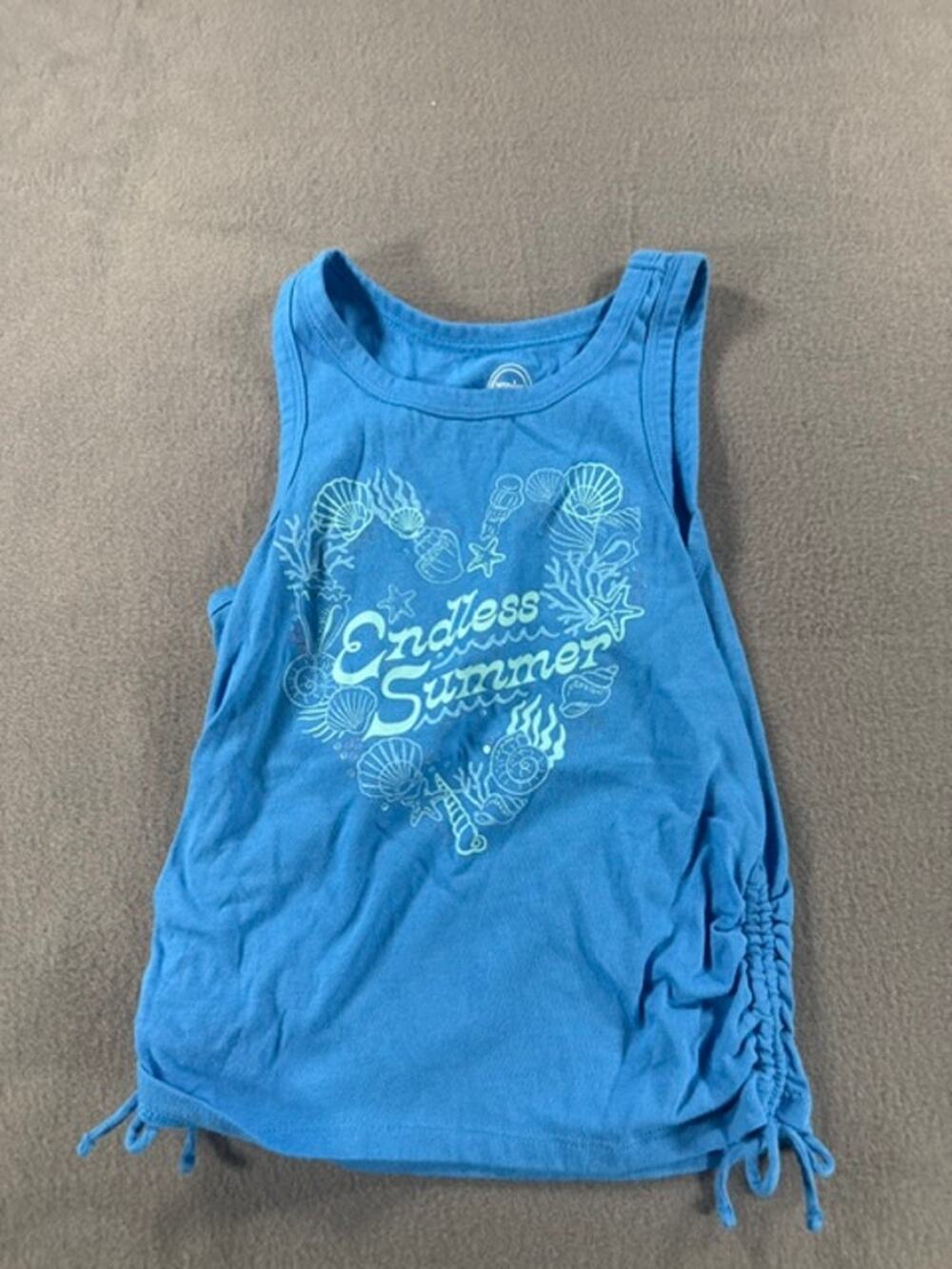 WONDER NATION LITTLE GIRLS SHIRT  ( SIZE S 6-6X )